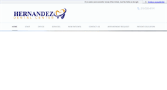 Desktop Screenshot of hernandezdentalcenter.com